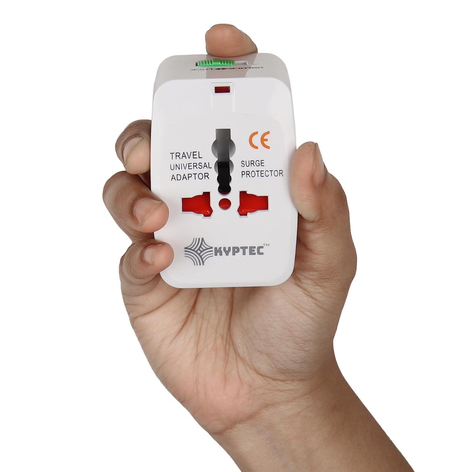 1746041658 KYPTEC Universal Travel Adapter International All in One Worldwide Universal Charger Adapter Compact Lightweight International Travel Adapter Black 220