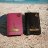 1746128086 Shop for u Customised Couple Passport Cover Pink and Black