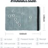 1746214532 BLAPOXE Passport Cover with RFID Blocking PU Leather Passport Holder Travel Wallet Case Organizer with Strap for Credit Cards Boarding Ticket
