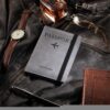 1746300977 BOLDSTUFF Couple 2 Pcs Passport Holder Passport Cover with Credit Card Slot and BoardingPass Slot Bi Fold Passport Wallet Case Book Travel Must Have PU Leather Combo Unisex BlackGary