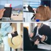 1746300985 BOLDSTUFF Couple 2 Pcs Passport Holder Passport Cover with Credit Card Slot and BoardingPass Slot Bi Fold Passport Wallet Case Book Travel Must Have PU Leather Combo Unisex BlackGary