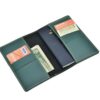 1746387471 YOUR GIFT STUDIO Vegan Leather customised Passport Cover with Name Card Holder Travel Organizer Gift for Men Women Unisex Passport Holder with Name Green