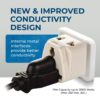 1746474008 OREI India to European Adapter Russia Turkey More Type C Travel Adapter 2 in 1 Perfect for Laptop Camera Charger and More CE RoHS Beige 5 Years Warranty