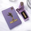 1746819829 CELED Personalised Premium Passport CoverHolder Luggage Tag Combo for Unisex Travel Accessories GiftsUnisex Passport Cover Men Women Light Purple