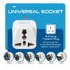 1747338778 Ceptics Type G UK Adapter for Indian Pins India to Hong Kong UAE Dubai Travel Perfect for Laptop Camera Charger CE RoHS 2 Pack White 5 Years Warranty