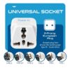 1748290340 European Plug Adapter Ceptics India to Russia Europe Turkey More Type C Perfect for Laptop Camera Charger and More CE Certified RoHS Compliant 2 Pack White