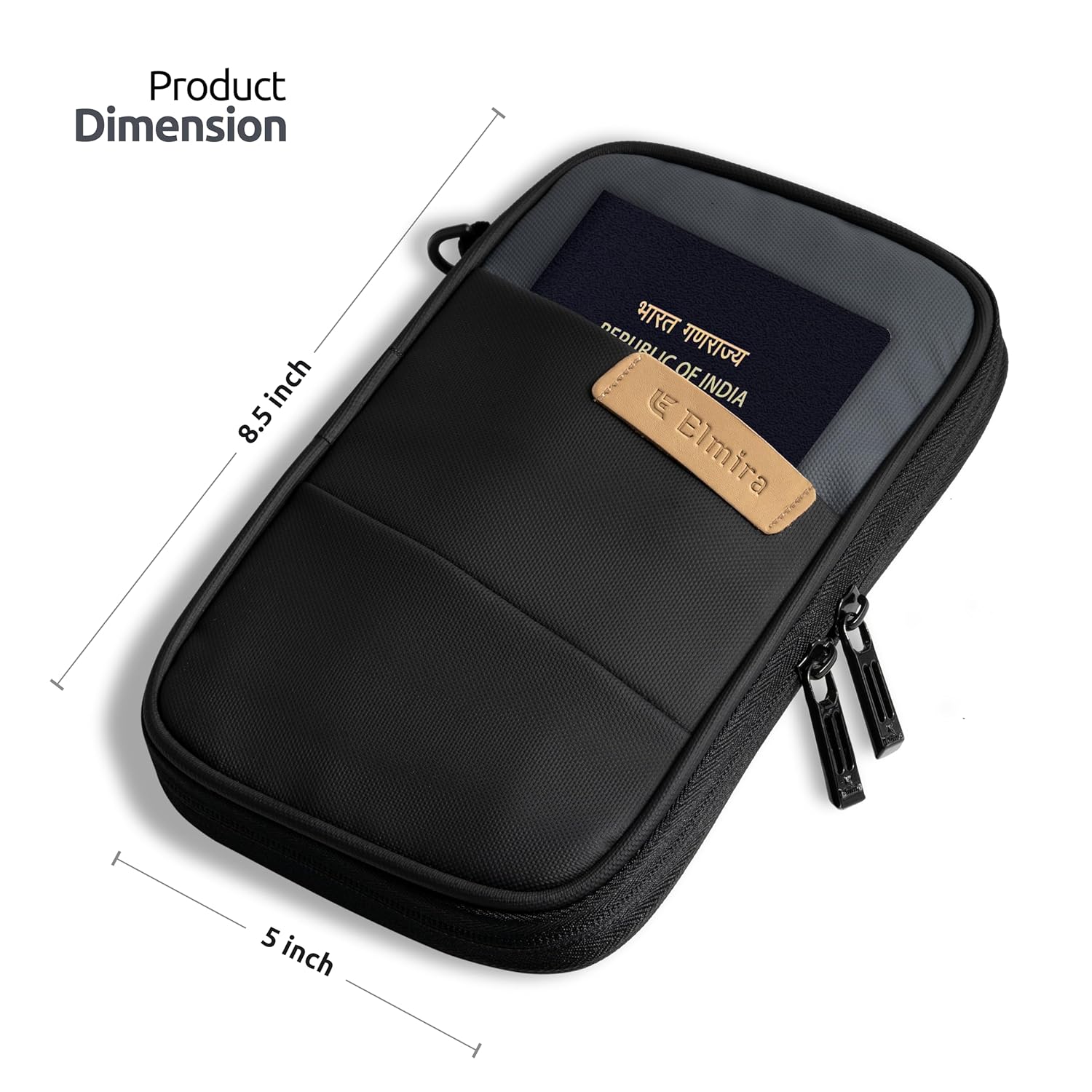 ELMIRA-Passport-Holder-for-Family-Men-and-Women-Travel-Organizer-Passports-Cover-for-4-Compartment-for-Boarding-Pass-Bank-SIM-Cards-Mobile-Key-Pen-Etc-Grey-Black.jpg ELMIRA Passport Holder for Family Men and Women Travel Organizer Passports Cover for 4 Compartment for Boarding Pass Bank SIM Cards Mobile Key Pen Etc Grey Black