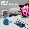 Promate Tripmate 36W Universal Travel Adapter with 1840W AC Socket 20W USB C PD 15W C 3 USB A Ports Travel Pouch Auto Resetting Fuse Surge Protection All in One Charger US UK EU AU