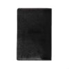 The Messy Corner Blossom Passport Cover Travel Accessories Organizer with Name Initials Q For Men Women Vegan Leather Passport Holder Passport Cover with Card Slots Handcrafted Gift Black
