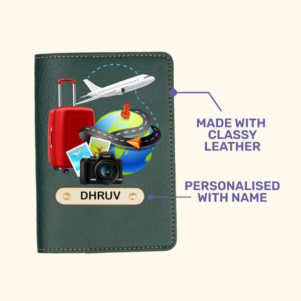 1748809280 YOUR GIFT STUDIO Customized Leather Unisex Passport Cover Printed Leather Passport Holder with Name Engrave Leather Passport Case Travel Accessories Travel 7.0