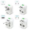 1749010682 Tyagy Universal Travel Plug Adapter Worldwide All in One Portable Wall AC Power Charger with Dual USB Charging Ports 224 Countries Supported