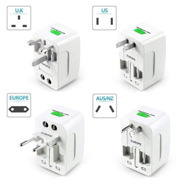 1749010682 Tyagy Universal Travel Plug Adapter Worldwide All in One Portable Wall AC Power Charger with Dual USB Charging Ports 224 Countries Supported