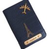 CELED Customised Croco Passport Cover for Unisex | Extra Strap CELED Customised Croco Passport Cover for Unisex | Extra Strap Detail | Quality Croco Texture | Name On Passport Cover