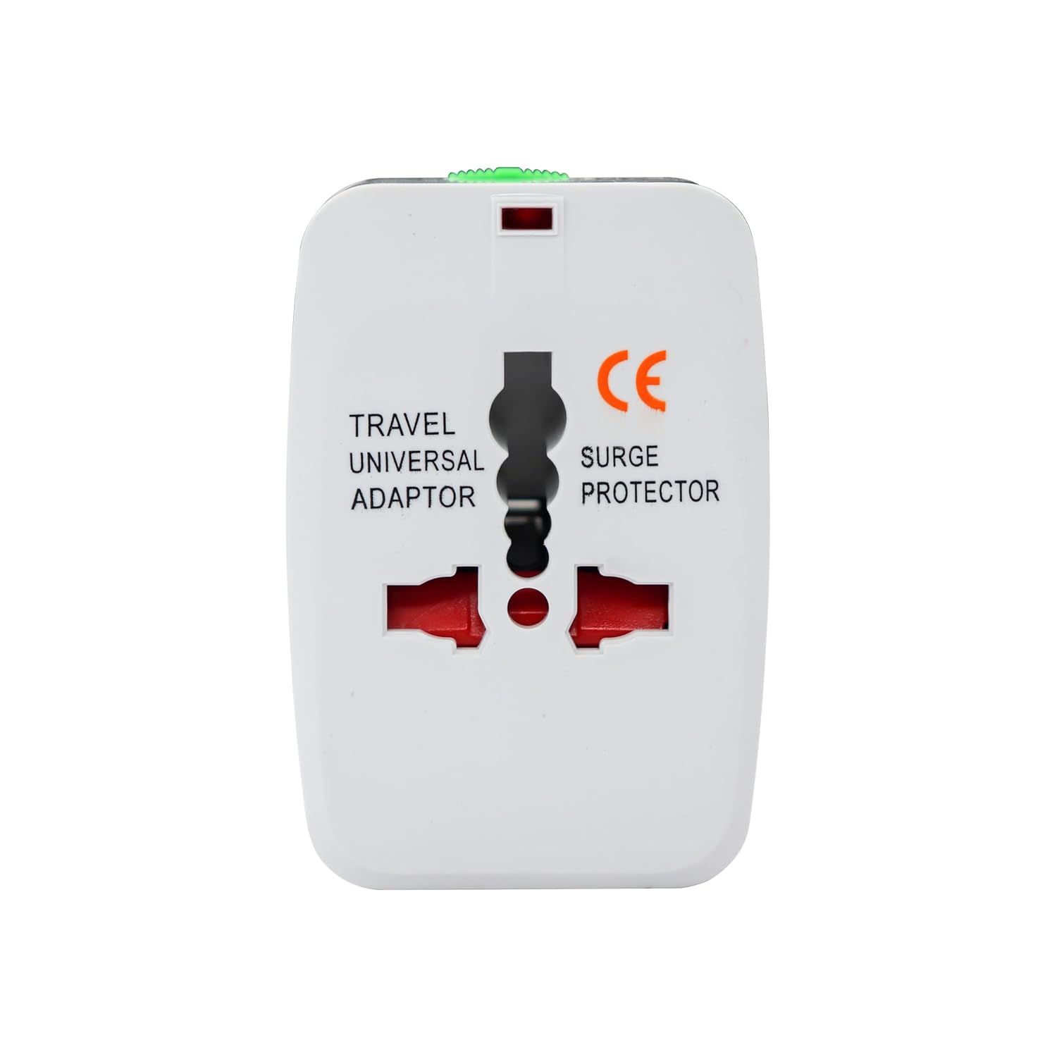 Electronic Spices Universal Travel Adapter Surge Protector International Adapter All-in-One Adapter Plug White