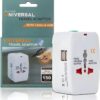 Latest Universal Travel Adapter Worldwide Built in Dual USB Charger Ports