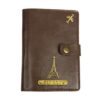 The Bling Stores Unisex Faux Pu Leather Personalised Passport Cover The Bling Stores Unisex Faux Pu Leather Personalised Passport Cover with Loop (Dark Brown)