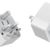 rts Universal Travel Adapter International All in One Worldwide Travel Adapter and Wall Charger Compatible with 224 Countries with Multi Power Outlet Electrical Plug MobileLaptopTabletsCamera